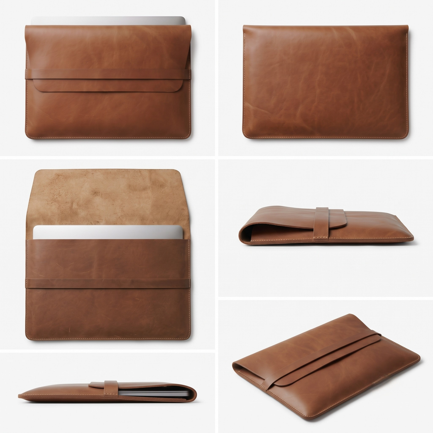 The Atlas Leather Laptop Sleeve