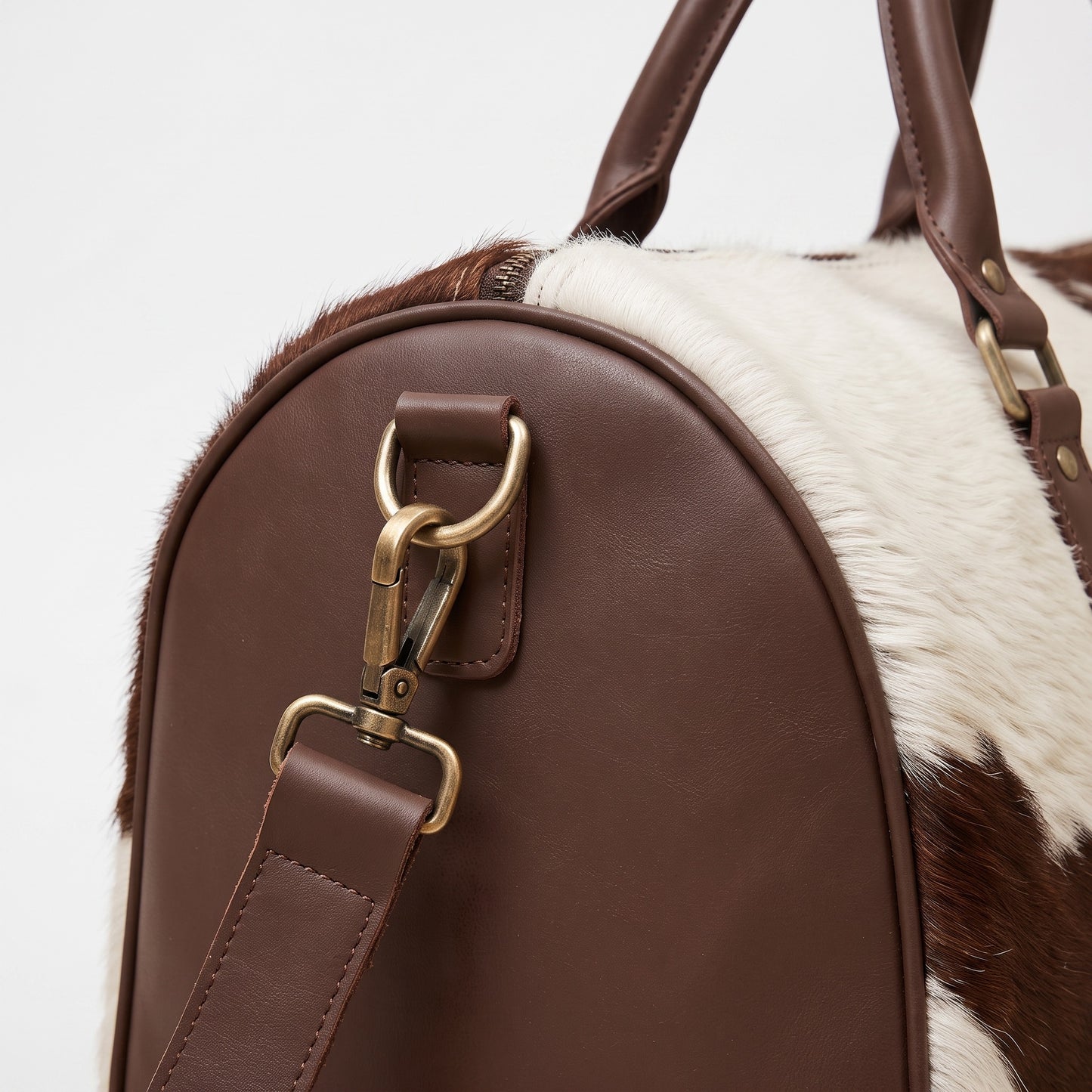 The Marrakech Weekender — Cowhide Leather Duffle Bag