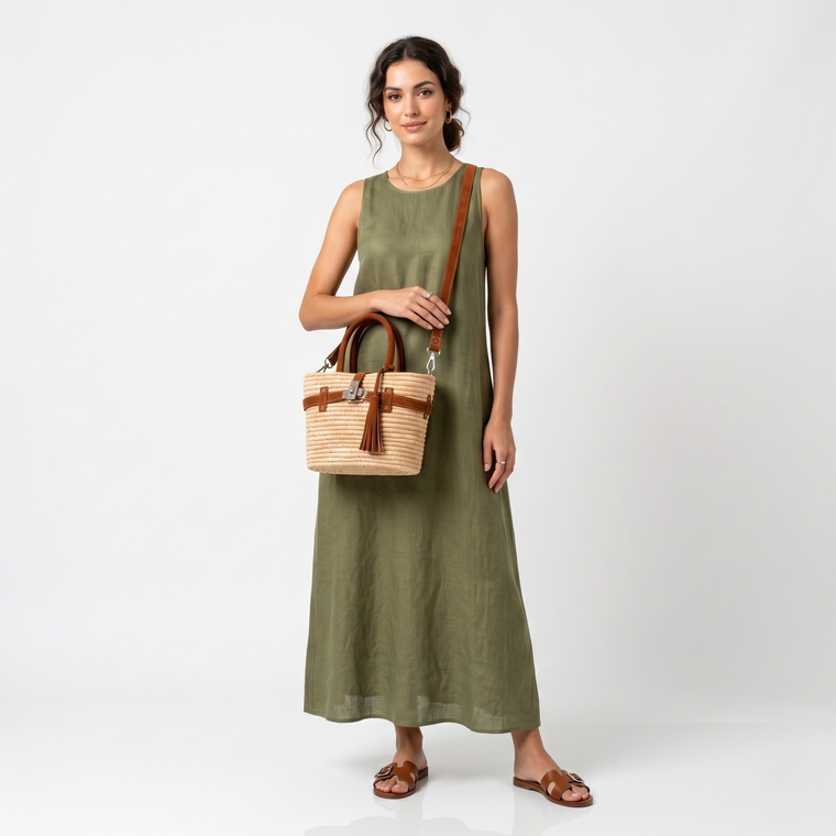The Mogador Raffia Crossbody