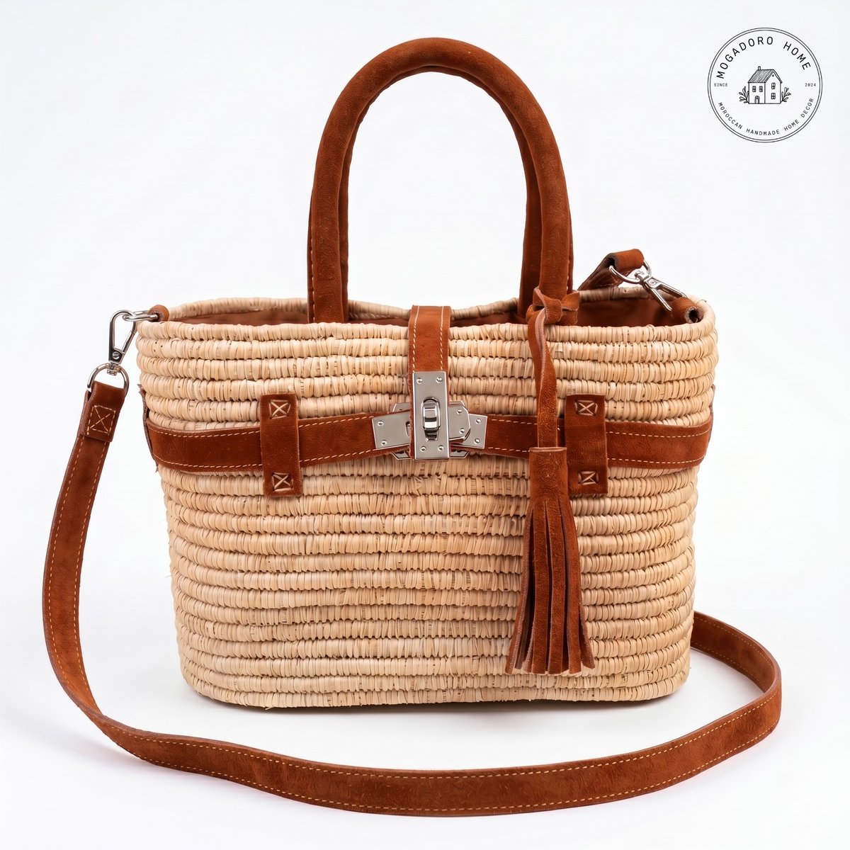 The Mogador Raffia Crossbody