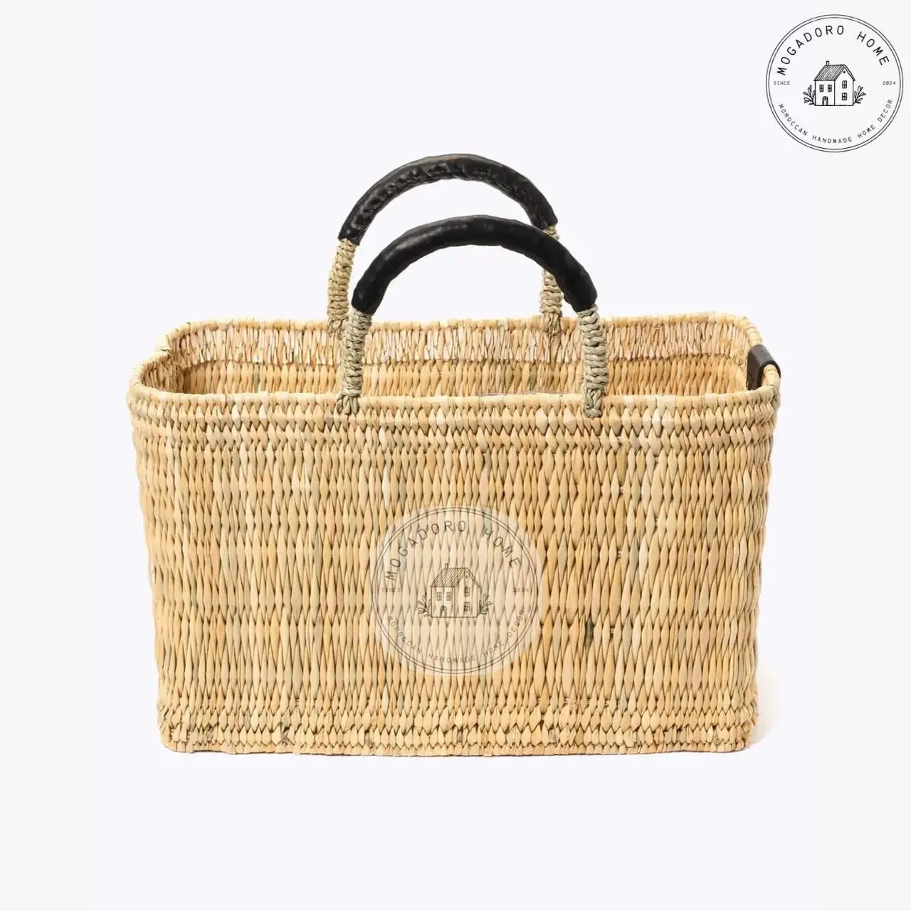 French Market Basket - Black Mogadoro
