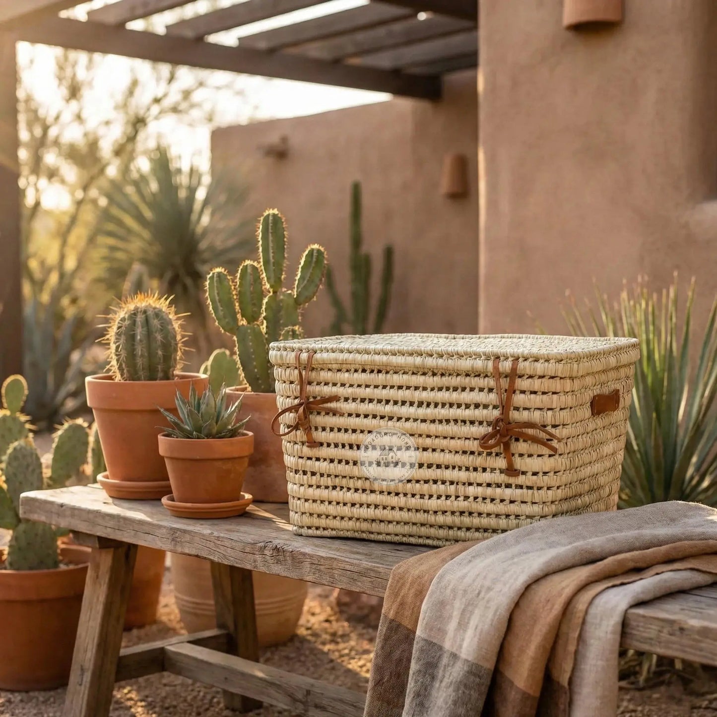 Wicker Storage Trunk Mogadoro
