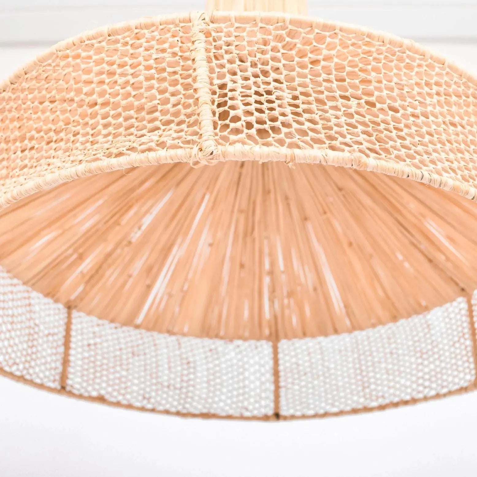 Raffia Cone Pendant Light Mogadoro