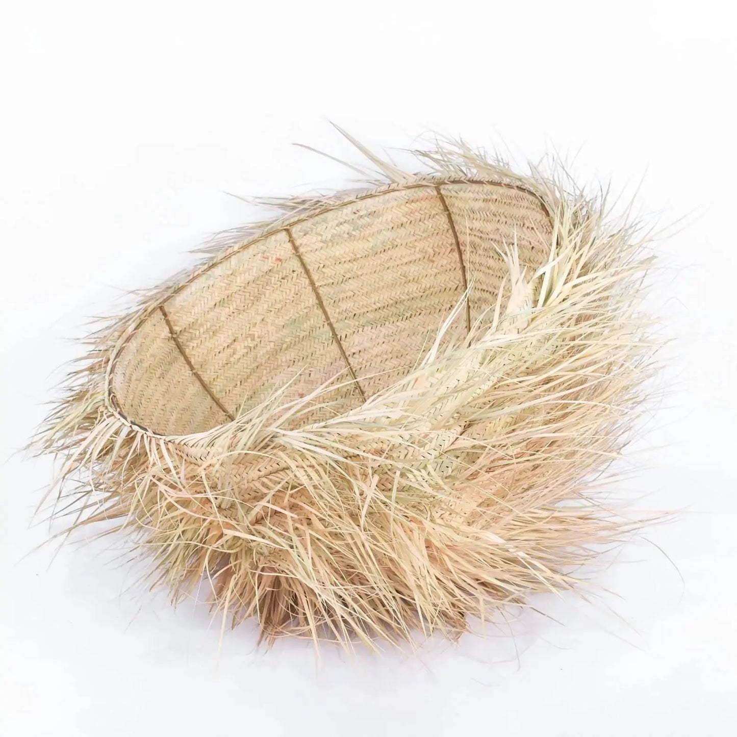 Fringed Straw Pendant Light Mogadoro