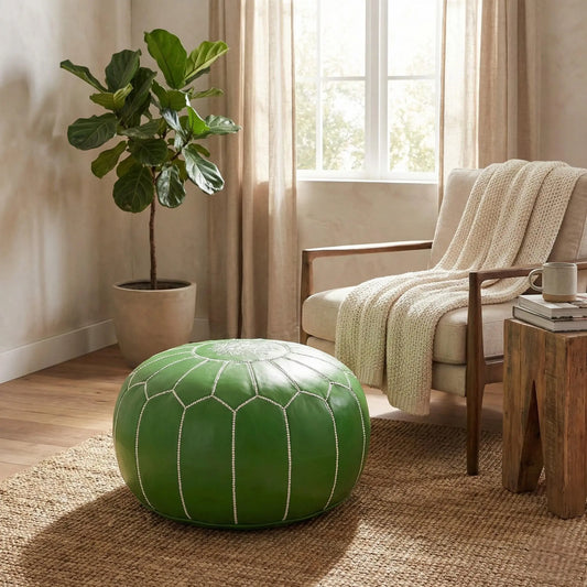 Moroccan Ottoman Footstool Mogadoro