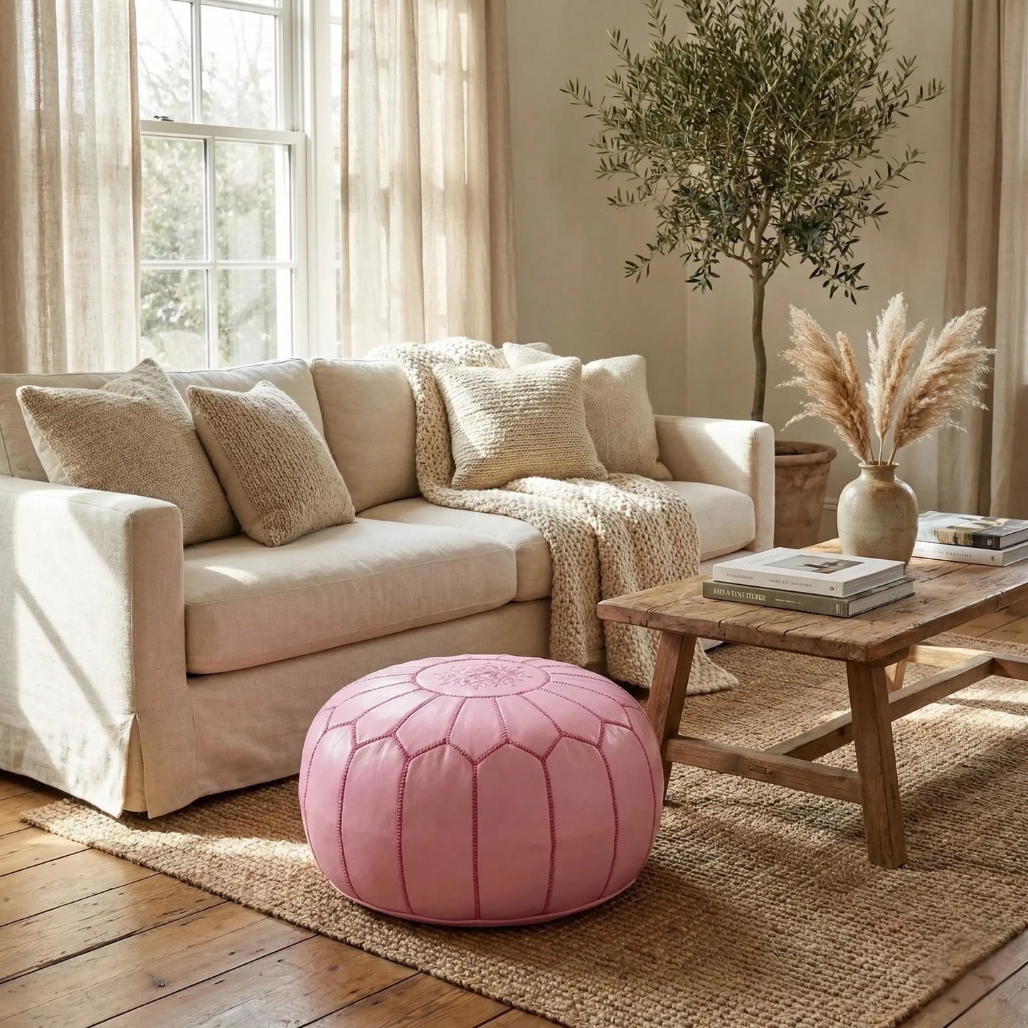 Moroccan Ottoman Footstool Mogadoro