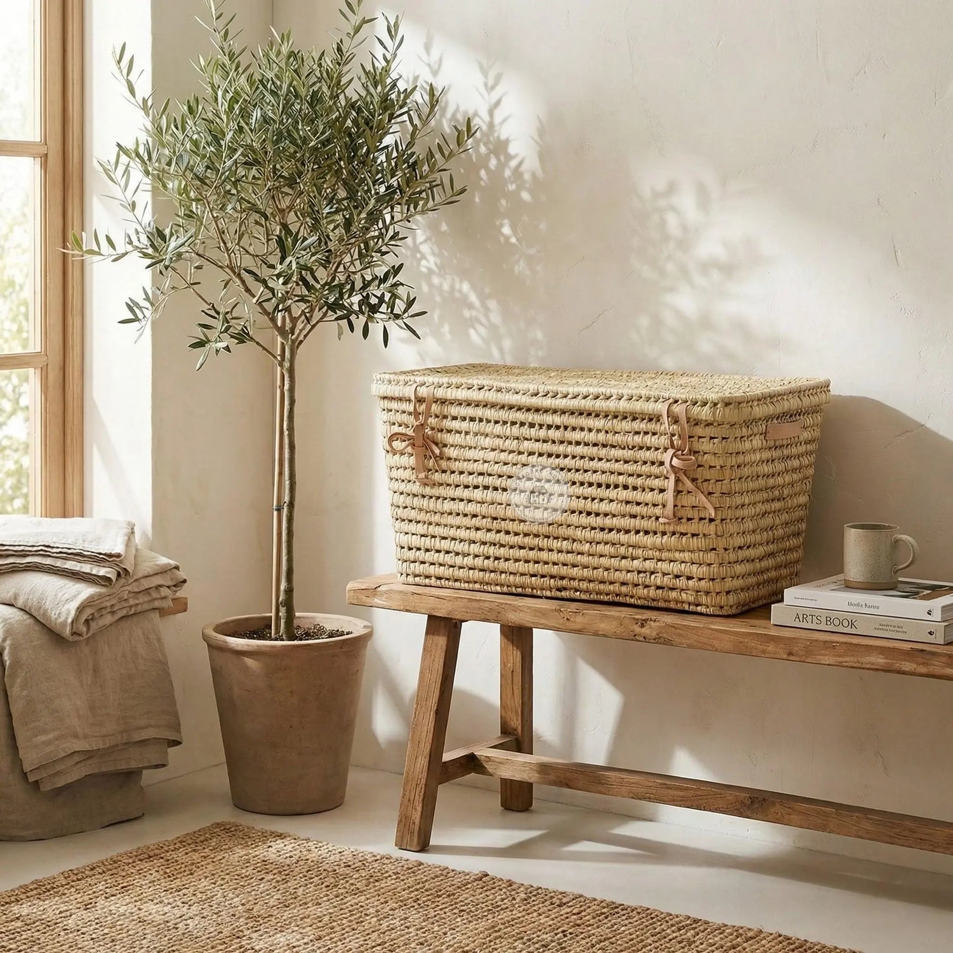 Wicker Storage Trunk Mogadoro