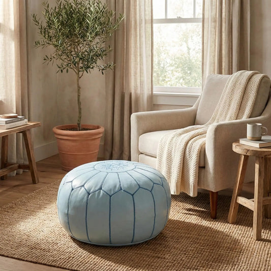 Moroccan Ottoman Footstool Mogadoro