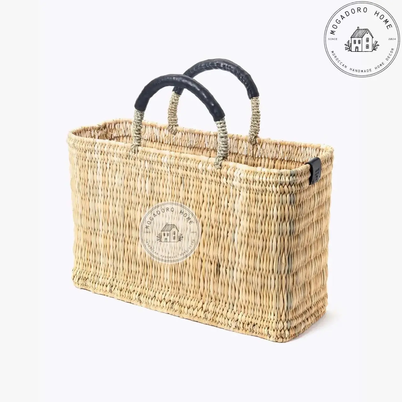 French Market Basket - Black Mogadoro