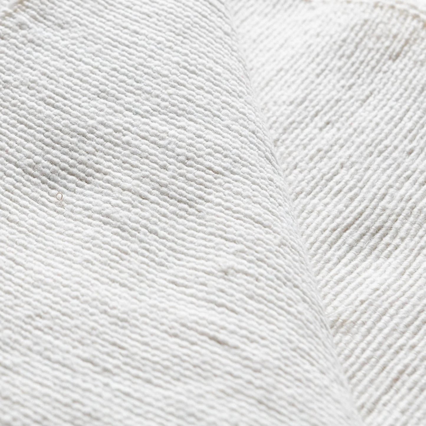 White Moroccan Pom Pom Blanket