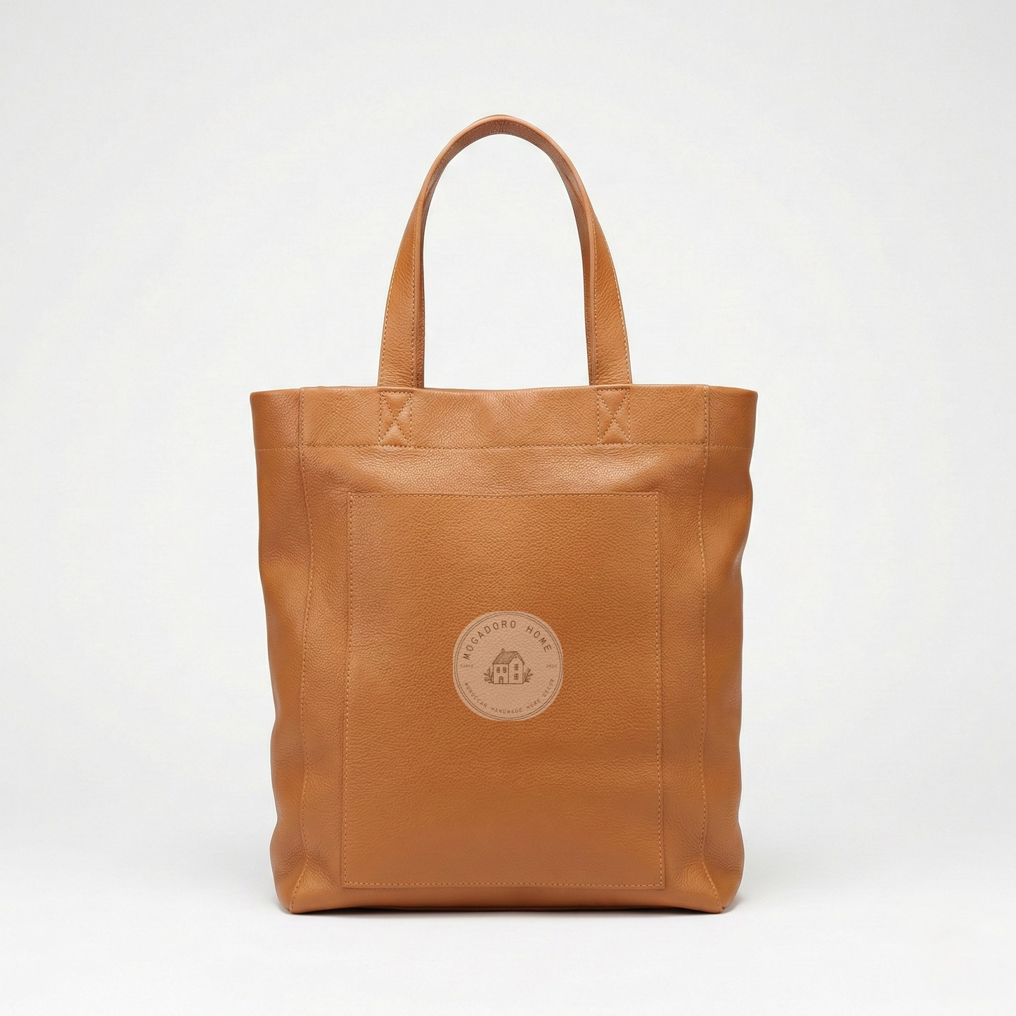 Leather Tote Bag - Soft Slouchy Oversized Shopper