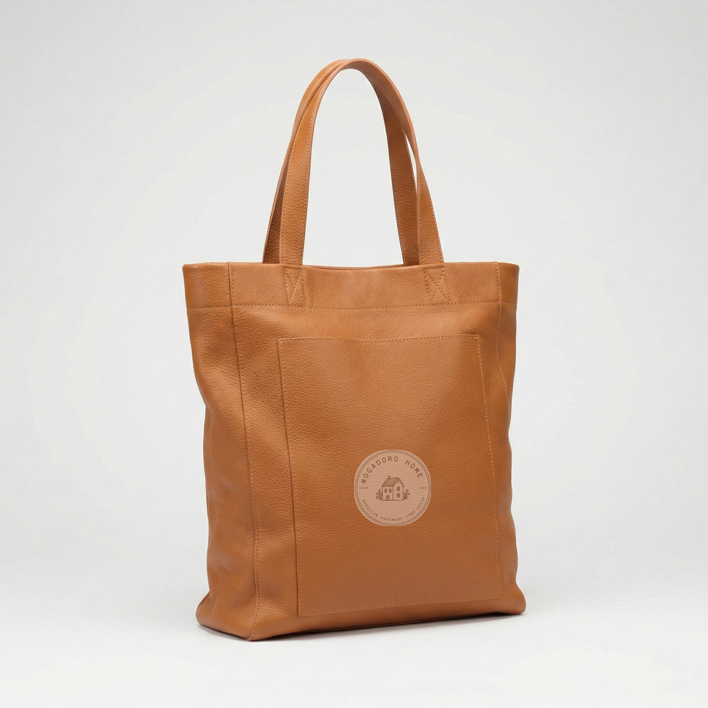Leather Tote Bag - Soft Slouchy Oversized Shopper