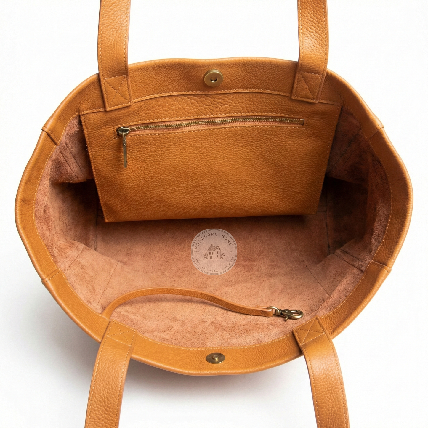 Leather Tote Bag - Soft Slouchy Oversized Shopper