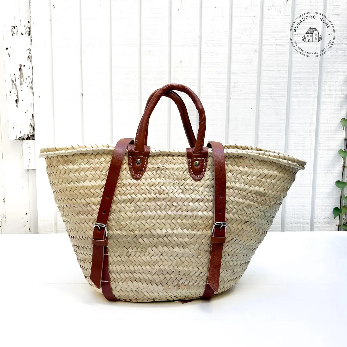 The Medina Straw Backpack
