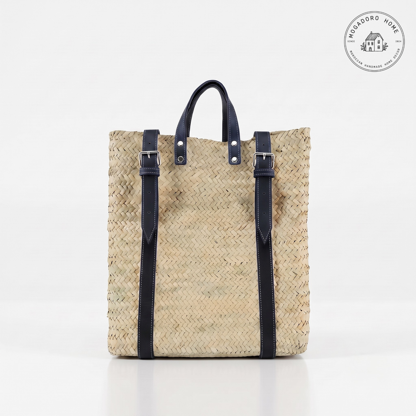 The Mawja Straw Backpack