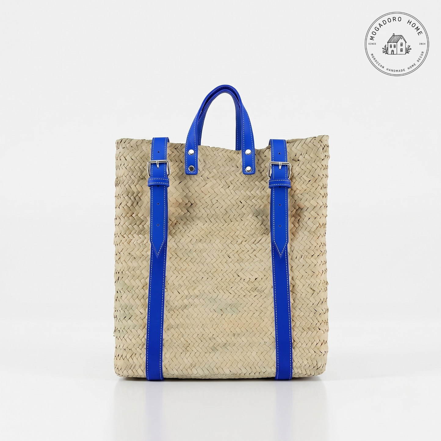 The Mawja Straw Backpack