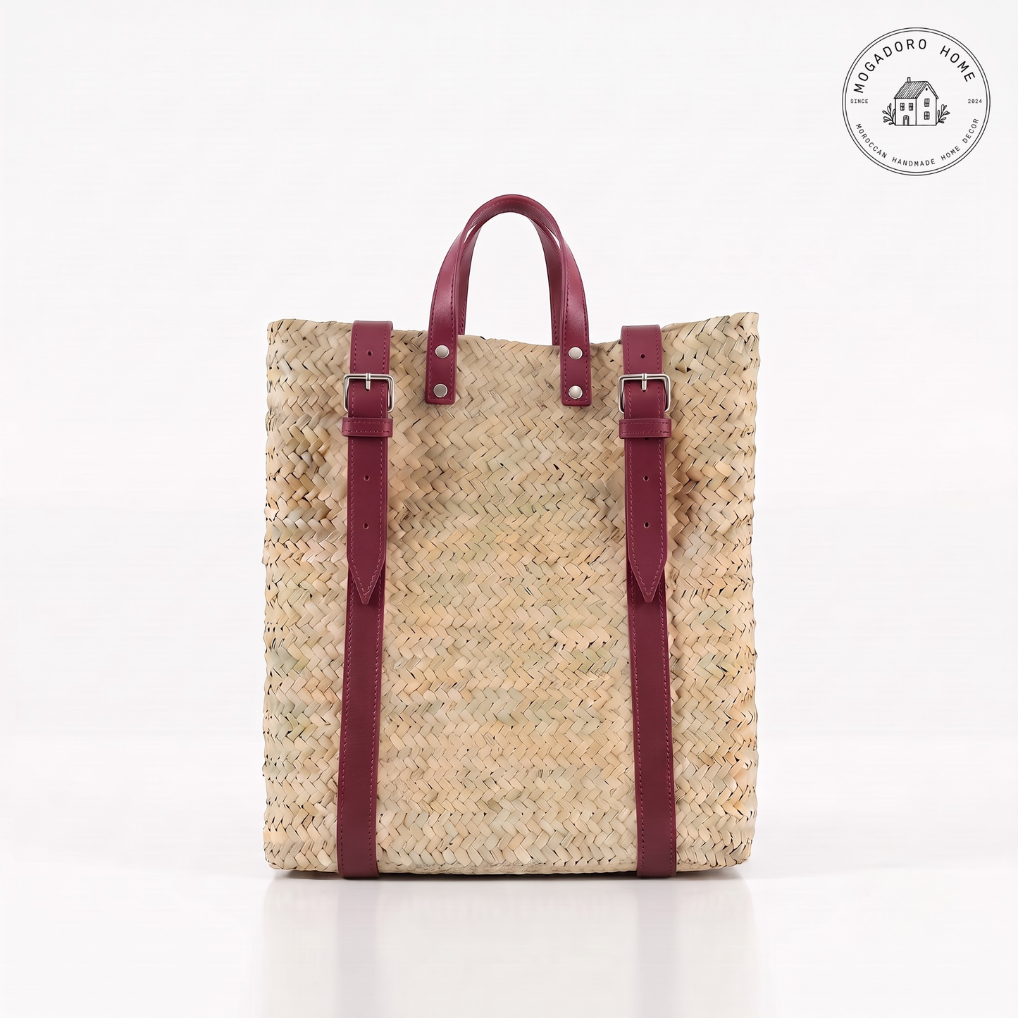 The Mawja Straw Backpack