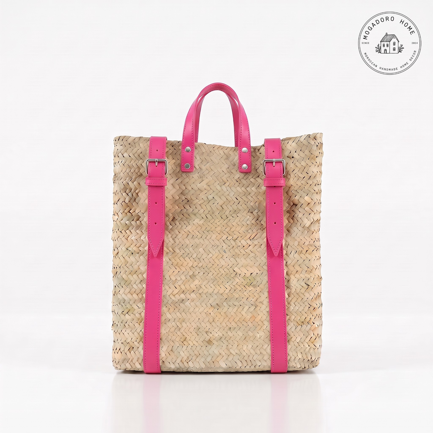 The Mawja Straw Backpack