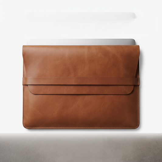 The Atlas Leather Laptop Sleeve