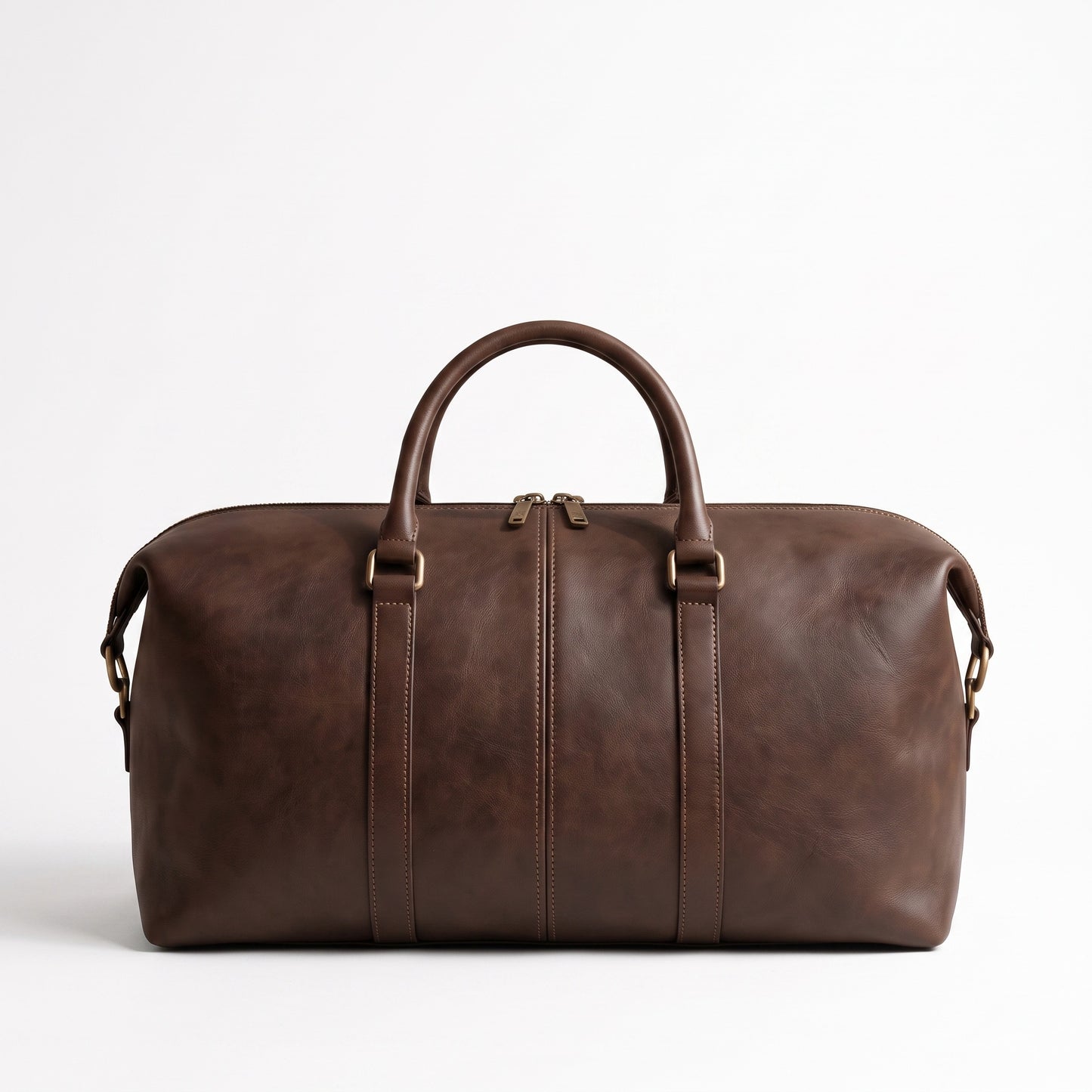 The Fez Weekender — Dark Brown Leather Duffle Bag