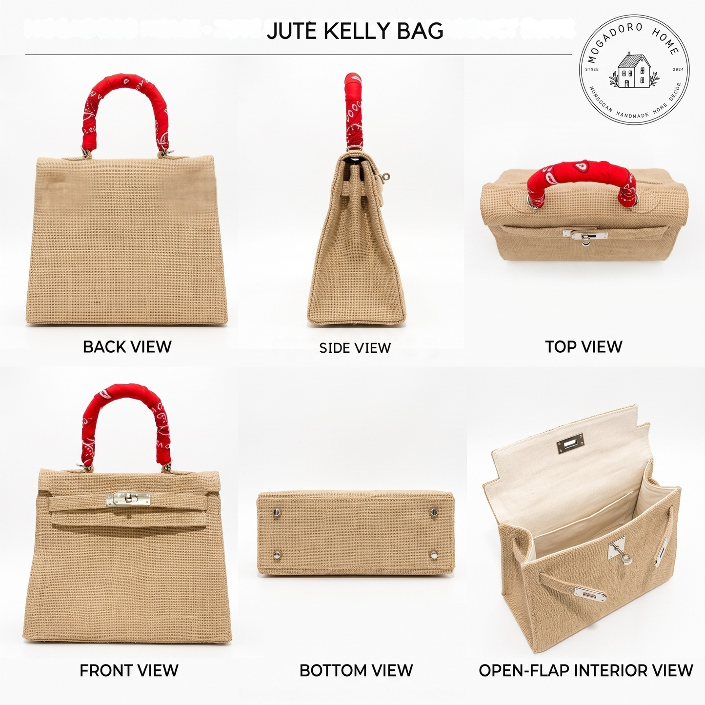 The Souk Jute Top-Handle Bag