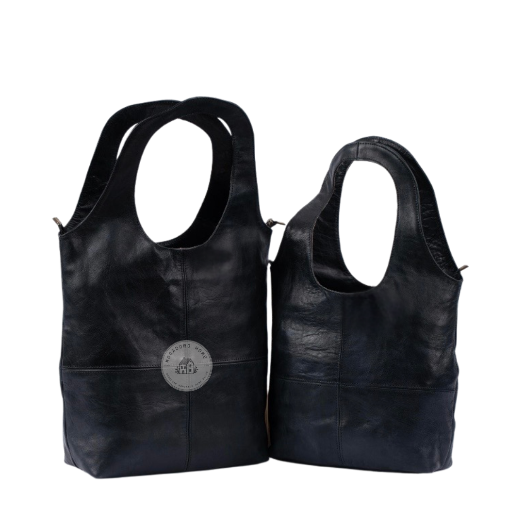Leather Hobo Bag - Soft Slouchy Shoulder Purse