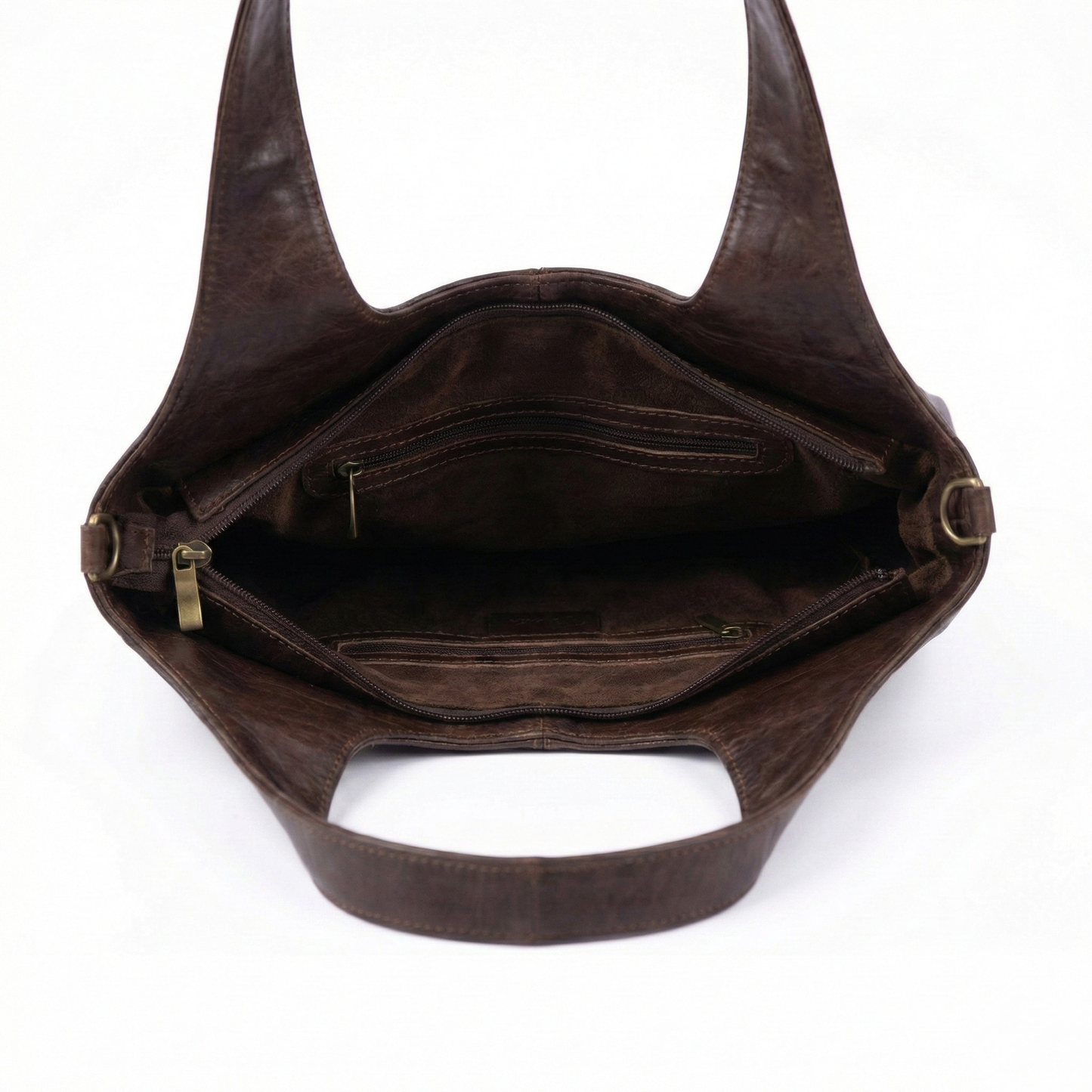 Leather Hobo Bag - Soft Slouchy Shoulder Purse