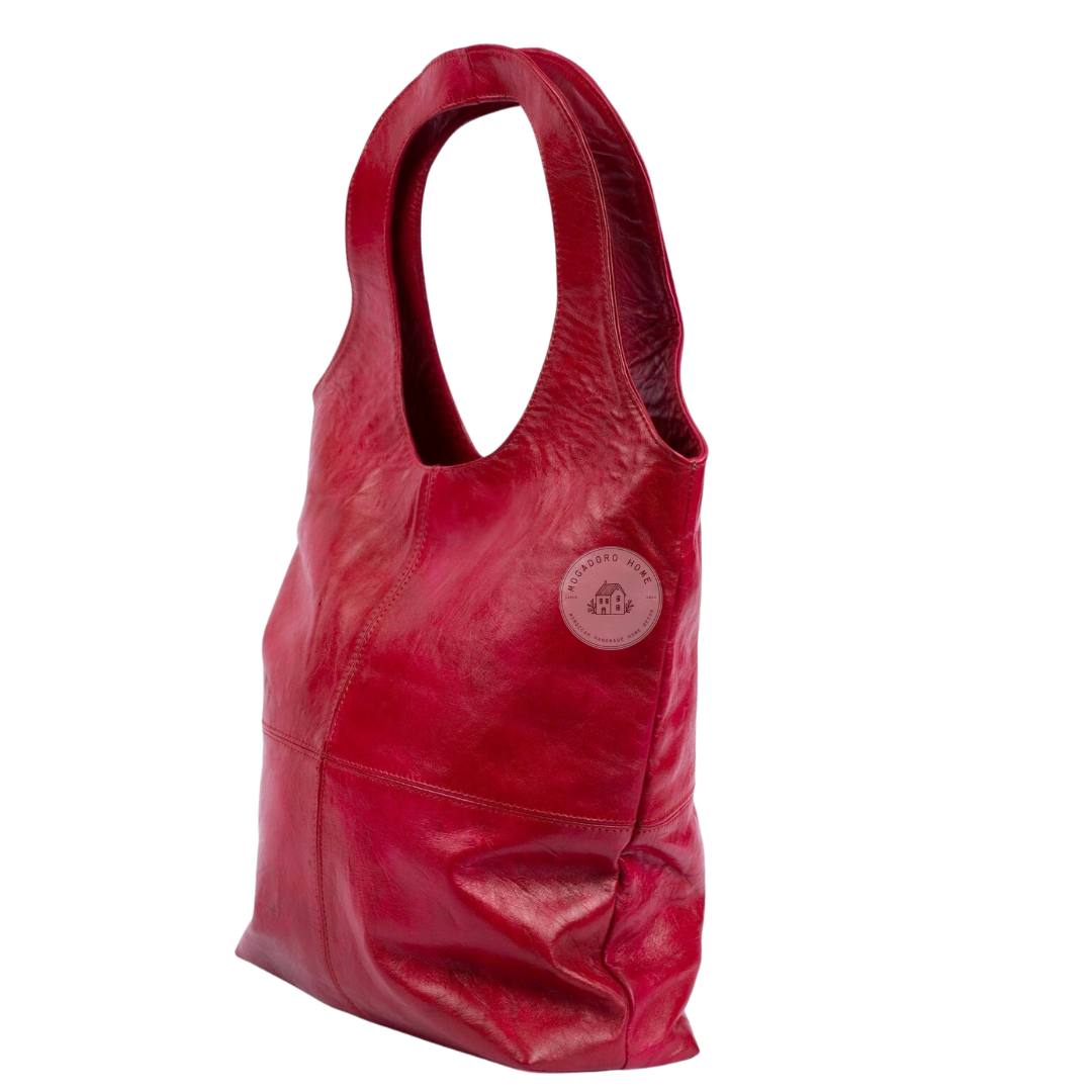 Leather Hobo Bag - Soft Slouchy Shoulder Purse