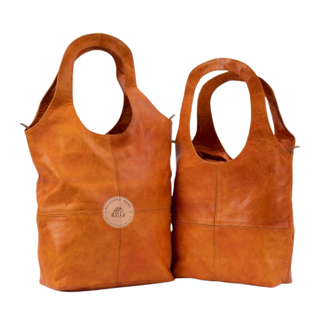 Leather Hobo Bag - Soft Slouchy Shoulder Purse
