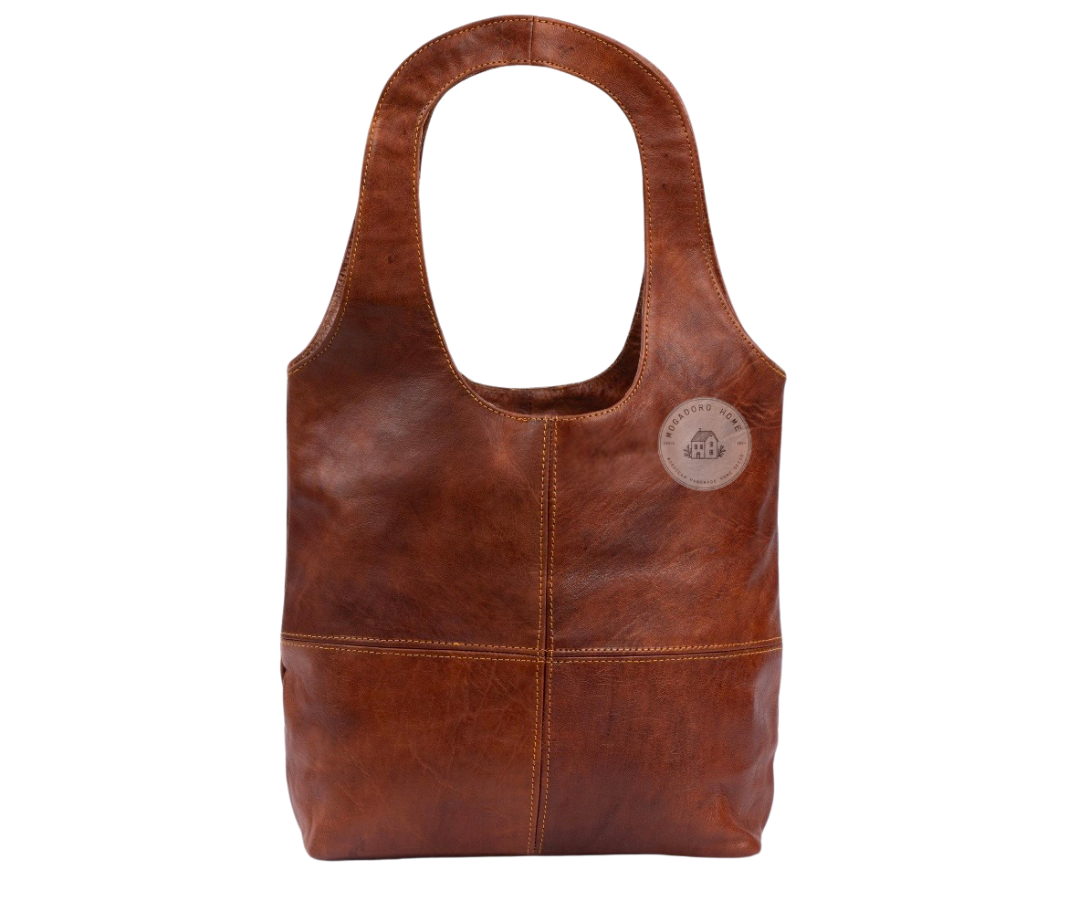Leather Hobo Bag - Soft Slouchy Shoulder Purse
