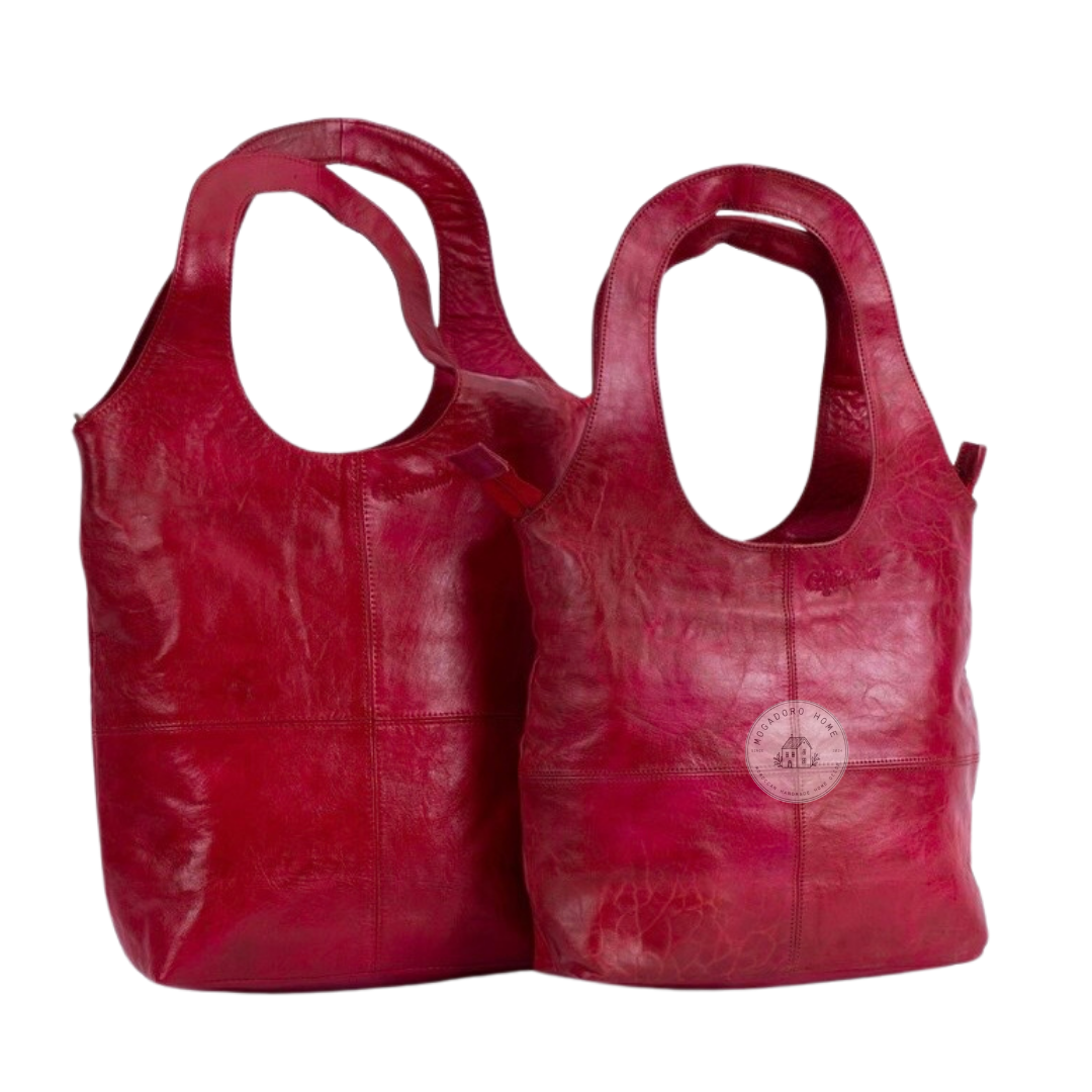 Leather Hobo Bag - Soft Slouchy Shoulder Purse
