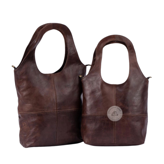 Leather Hobo Bag - Soft Slouchy Shoulder Purse