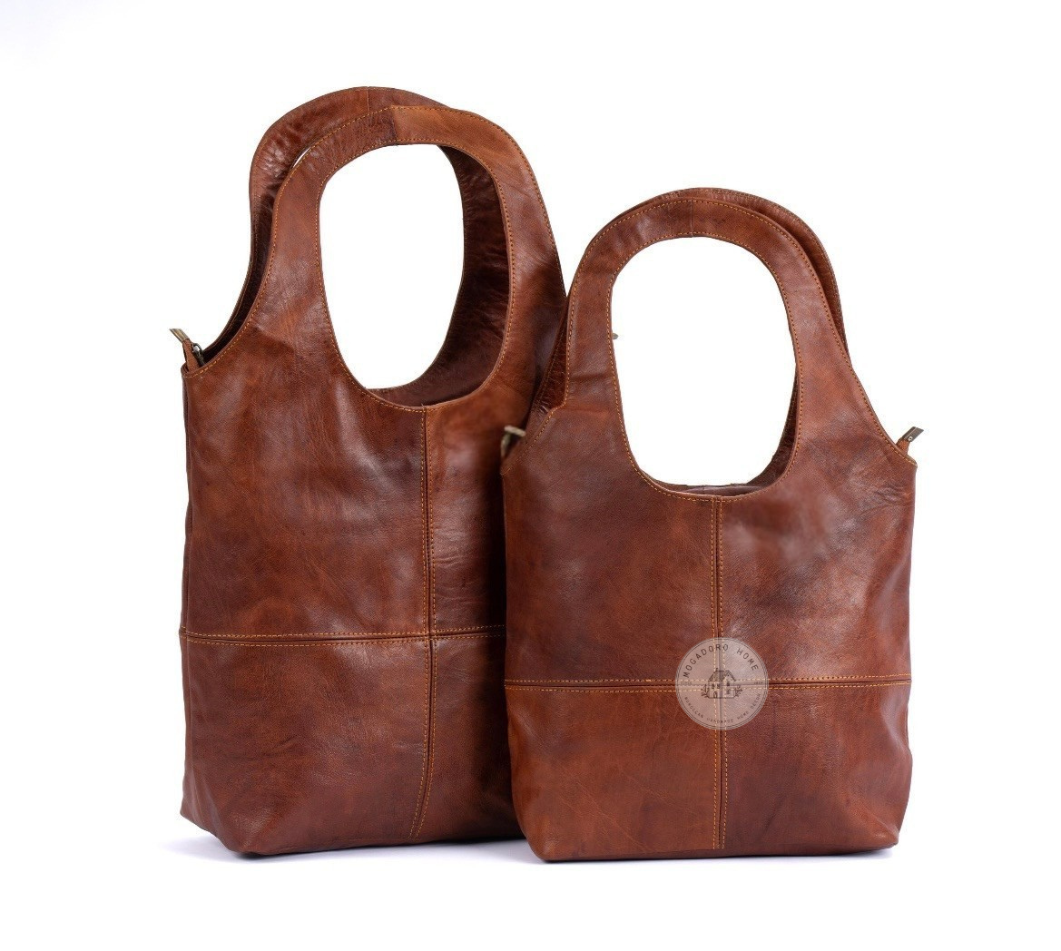 Leather Hobo Bag - Soft Slouchy Shoulder Purse