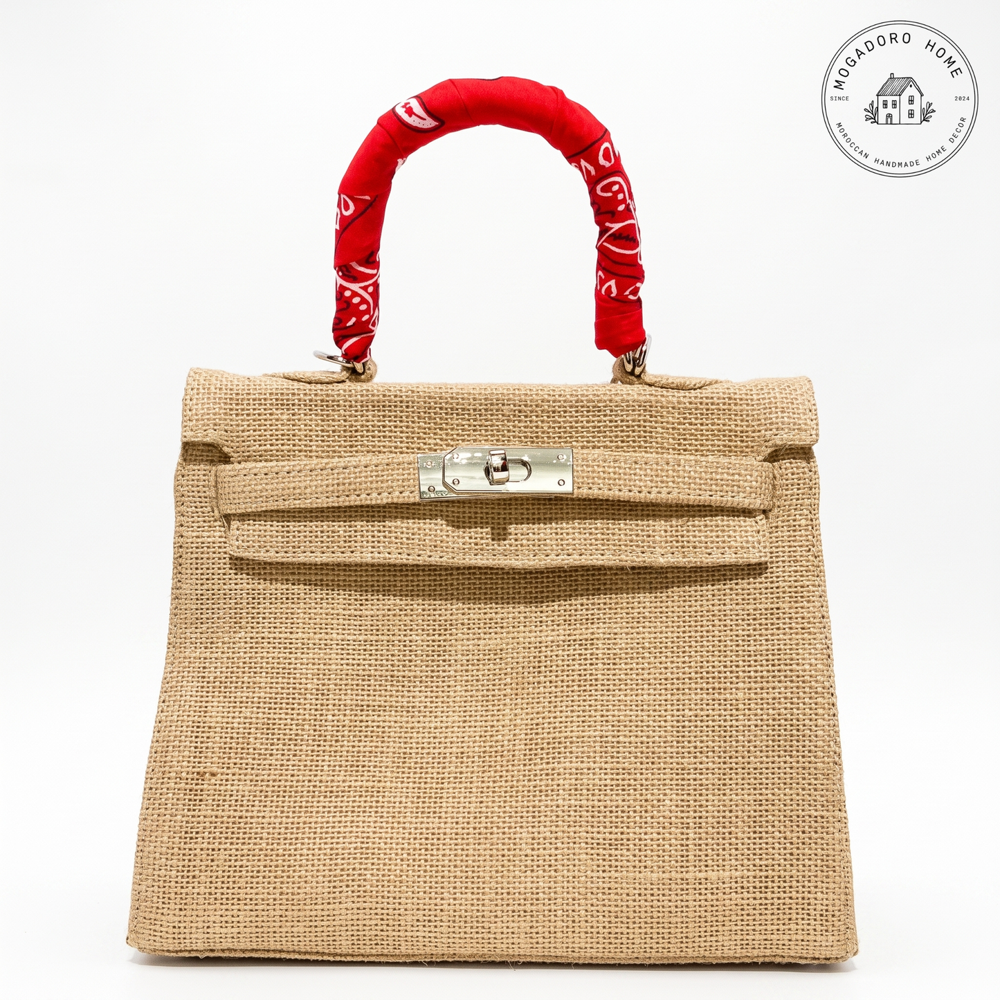 The Souk Jute Top-Handle Bag