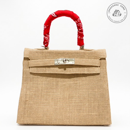 The Souk Jute Top-Handle Bag