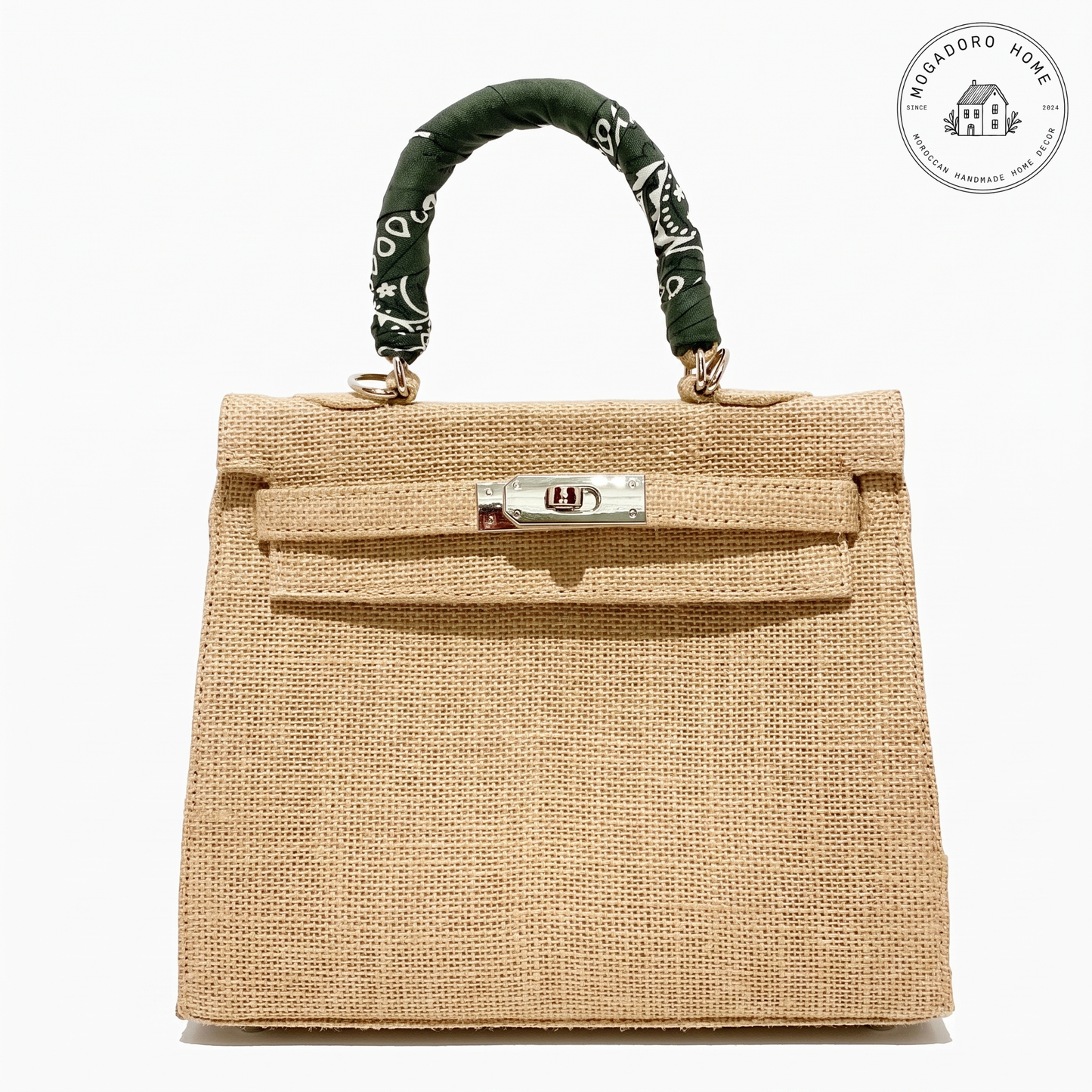 The Souk Jute Top-Handle Bag