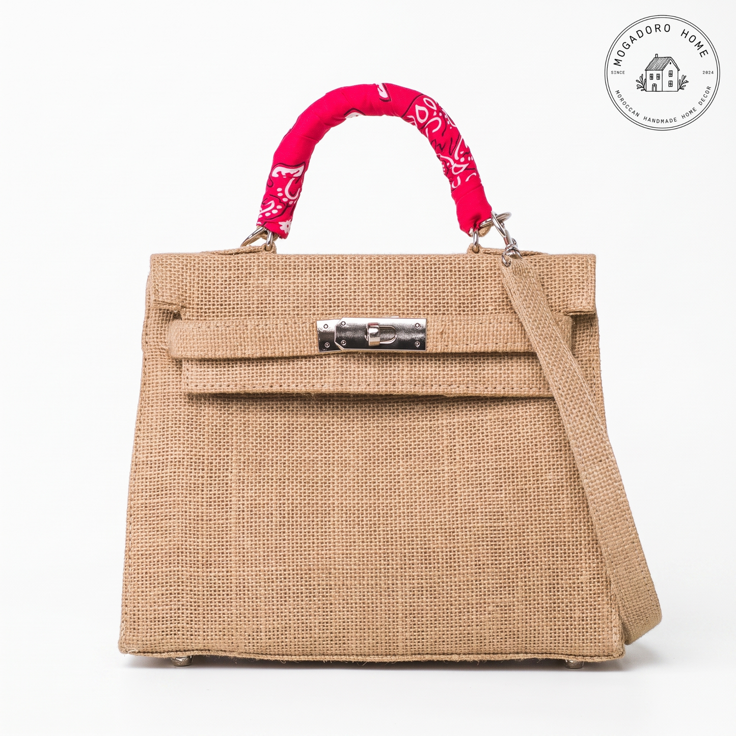 The Souk Jute Top-Handle Bag