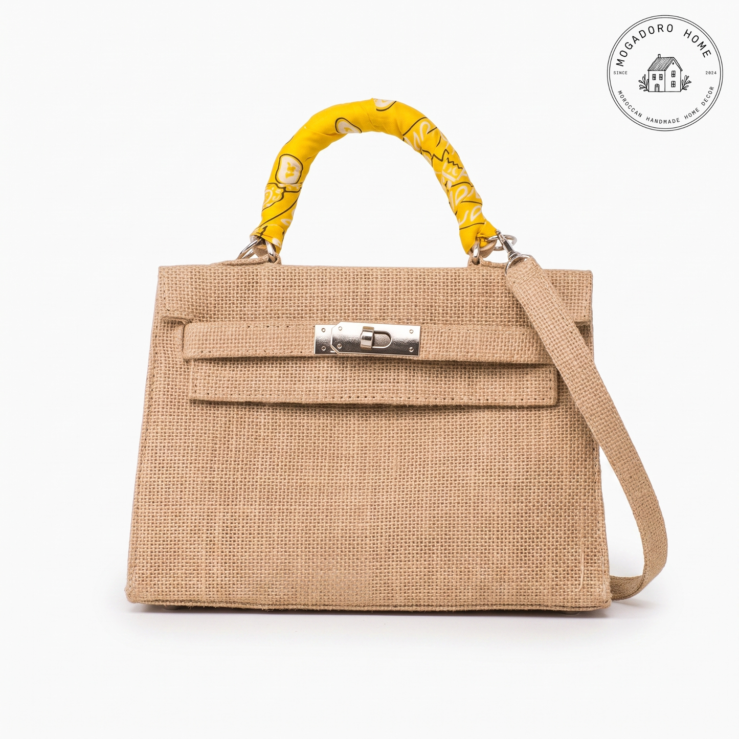 The Souk Jute Top-Handle Bag