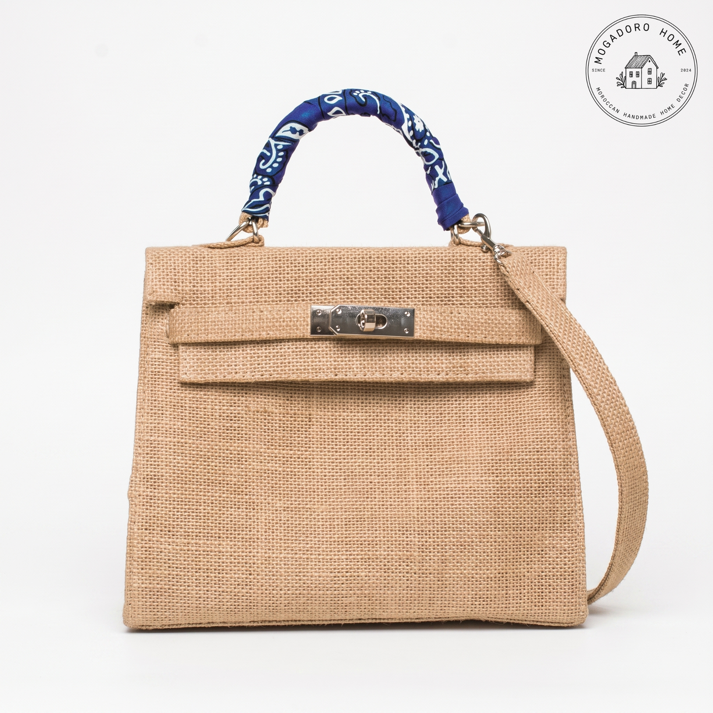 The Souk Jute Top-Handle Bag