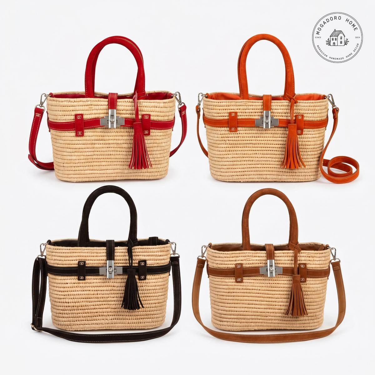 The Mogador Raffia Crossbody