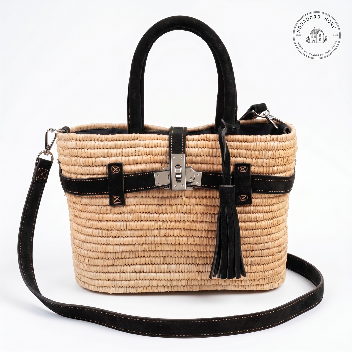 The Mogador Raffia Crossbody
