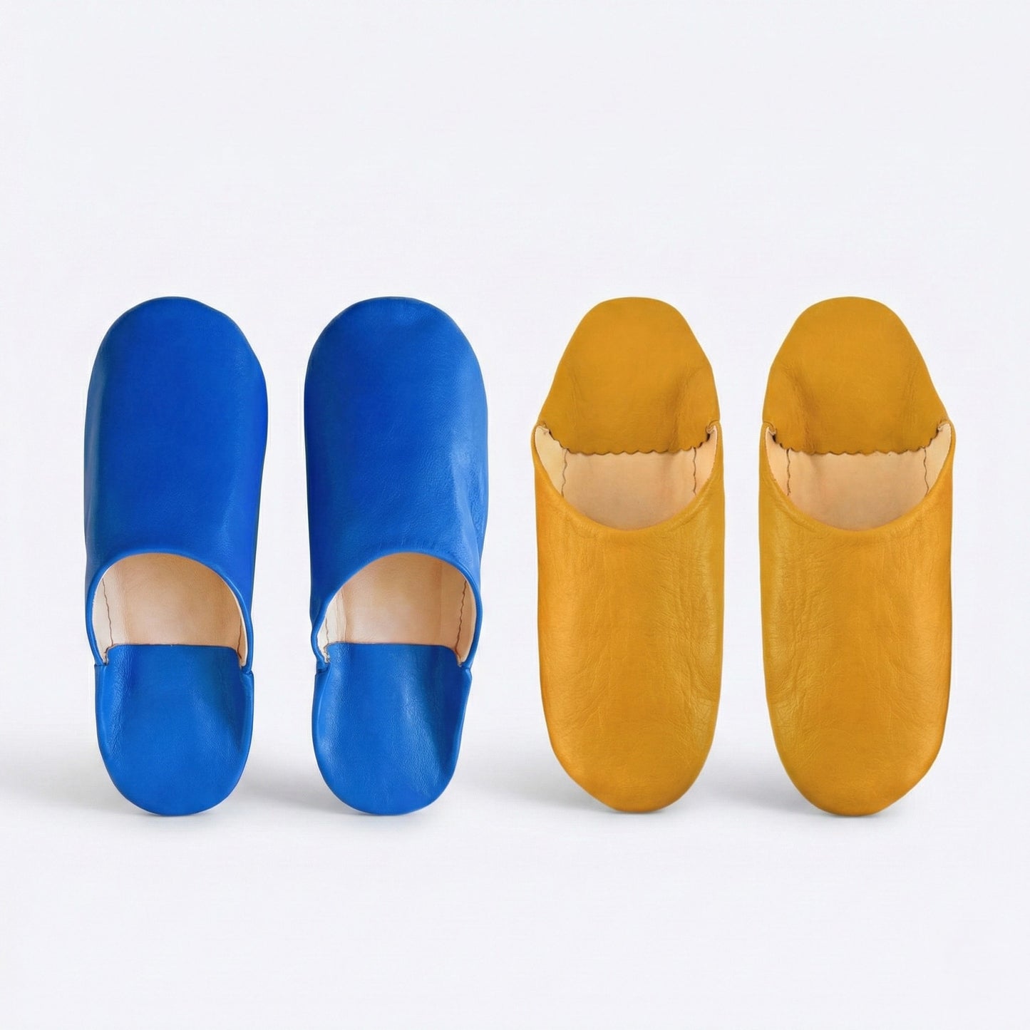 Moroccan Leather Slippers - Organic Sheepskin Babouche