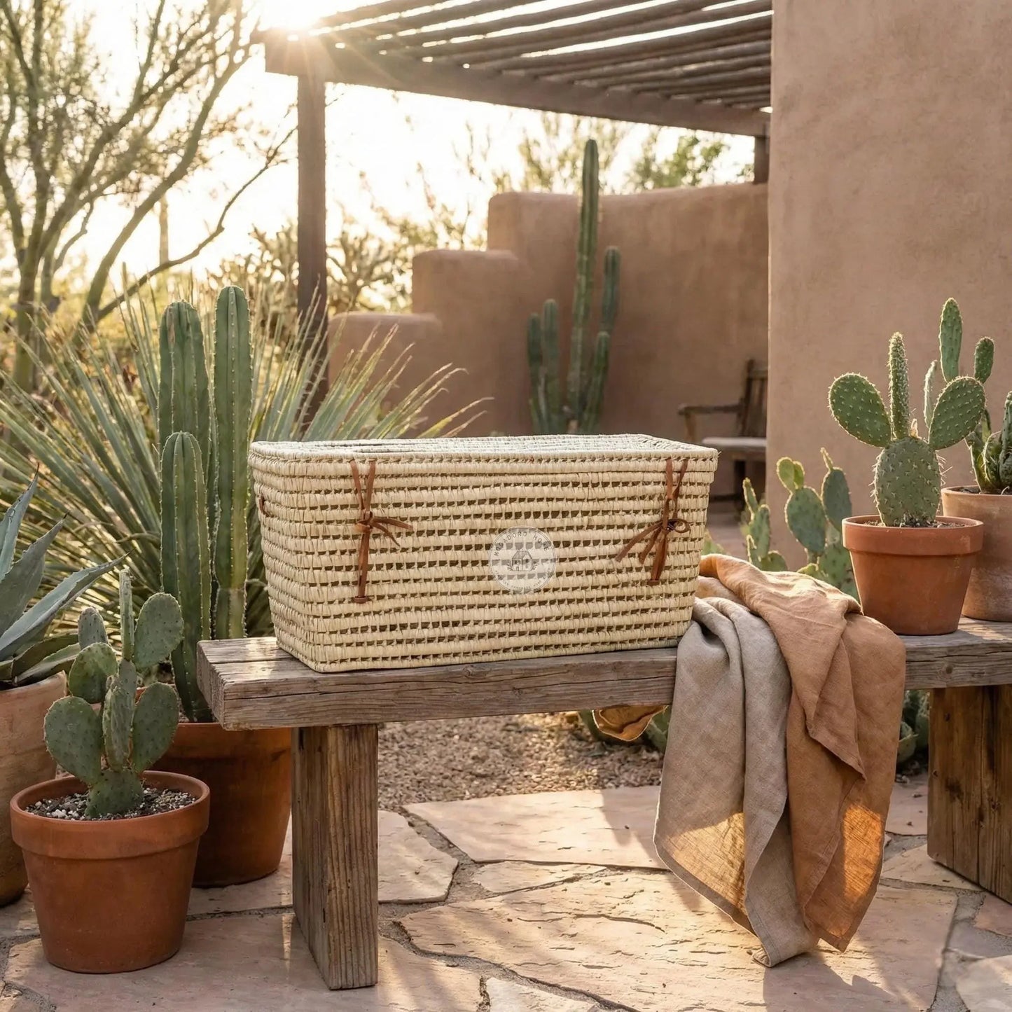 Wicker Storage Trunk Mogadoro