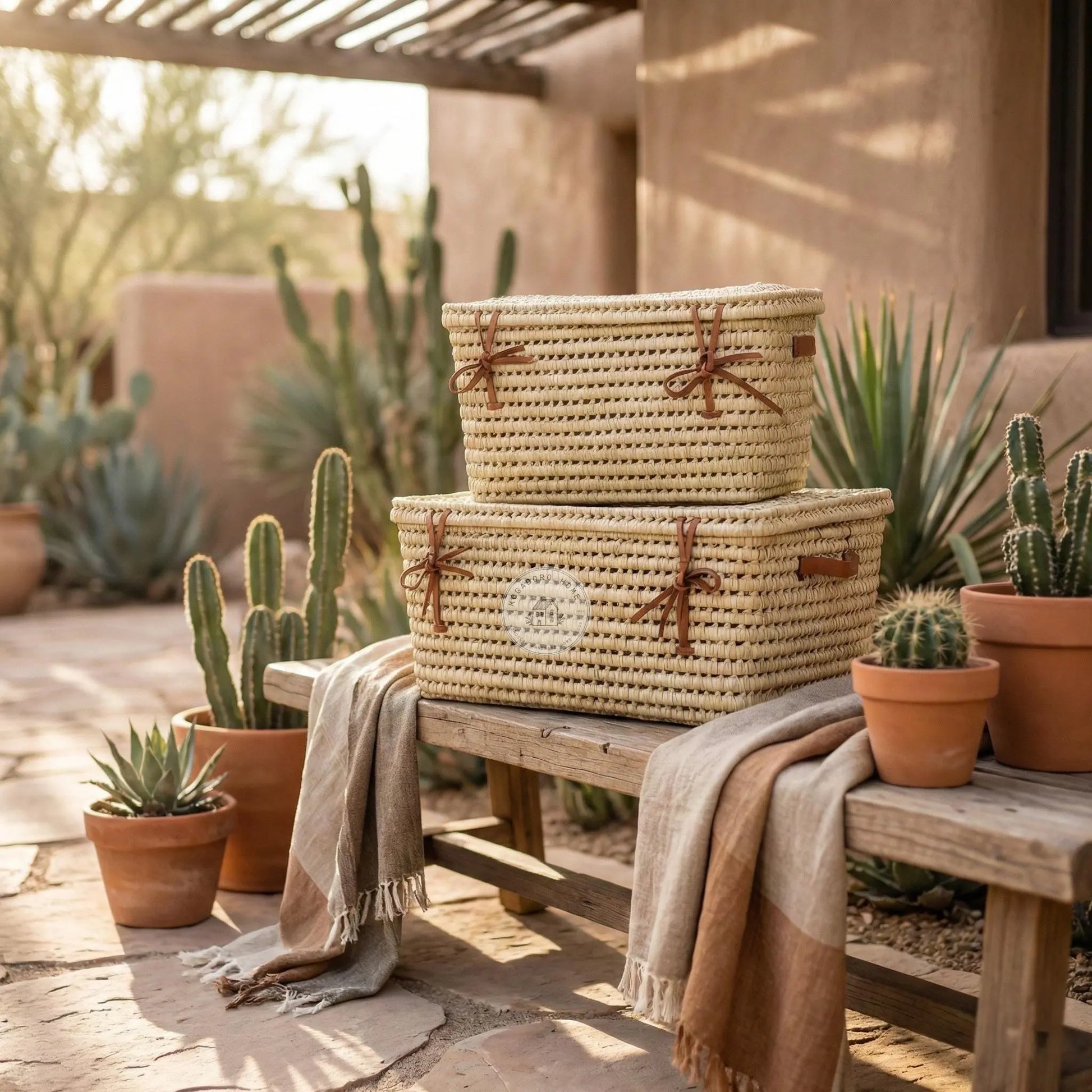 Wicker Storage Trunk Mogadoro